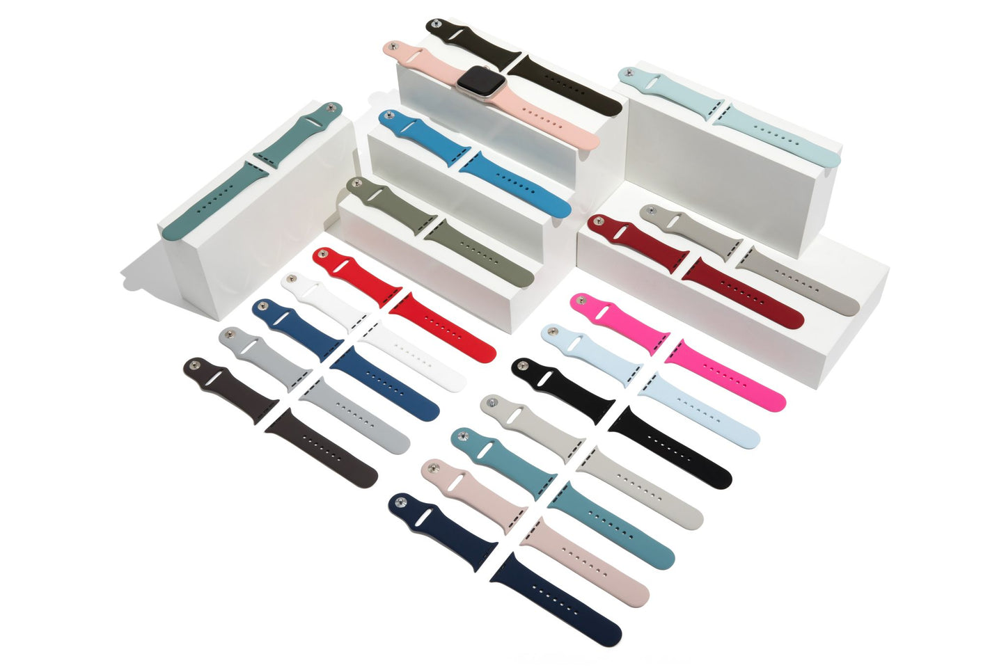 White Watch Band for Apple Watch by Joybands - Sleek & Versatile