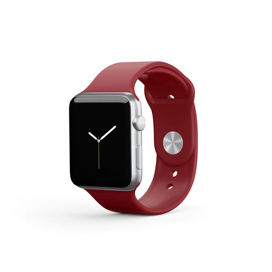 Wine Red Watch Band for Apple Watch by Joybands - Sleek & Versatile